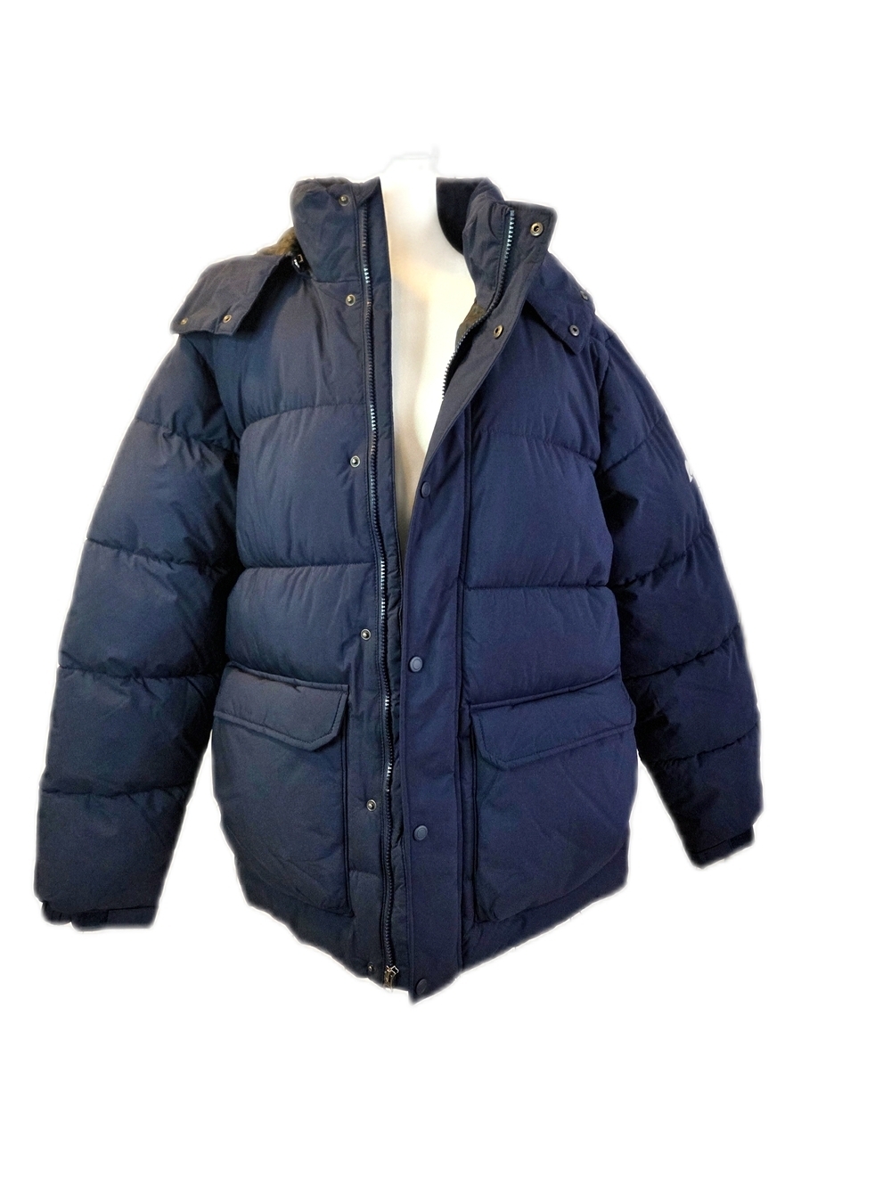 Ozark Trail Men's Navy Heavy Quilted Puffer Jacket